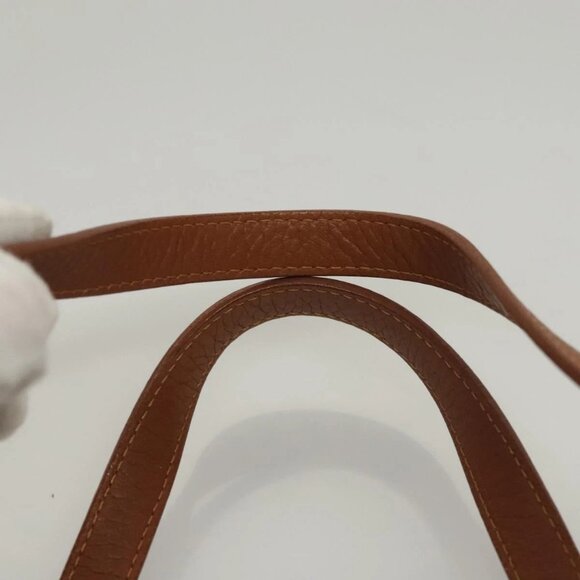 FENDI Zucchino Canvas Hand Bag Brown Gold Auth sw308 - Picture 9 of 16